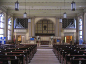 Rendering of new Positif division on left of Chancel